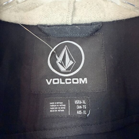 NWT Volcom Rexton Hooded Jacket Men's Size XL Black Grey Casual Streetwear - Picture 6 of 15